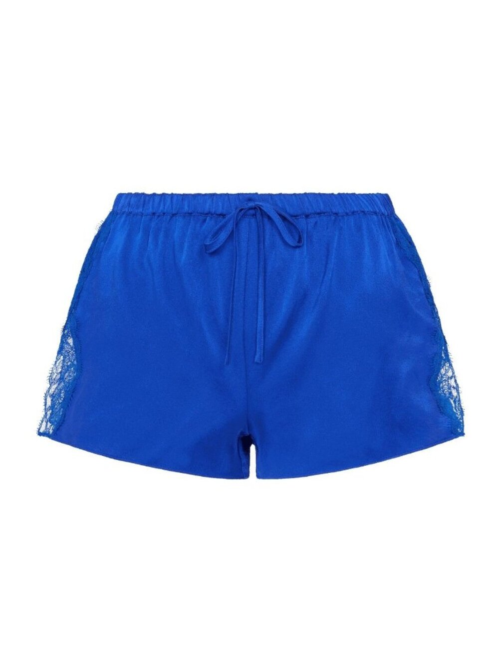 Agent Provocateur Gisele Cobalt Blue Silk Pajama Shorts NWT $185